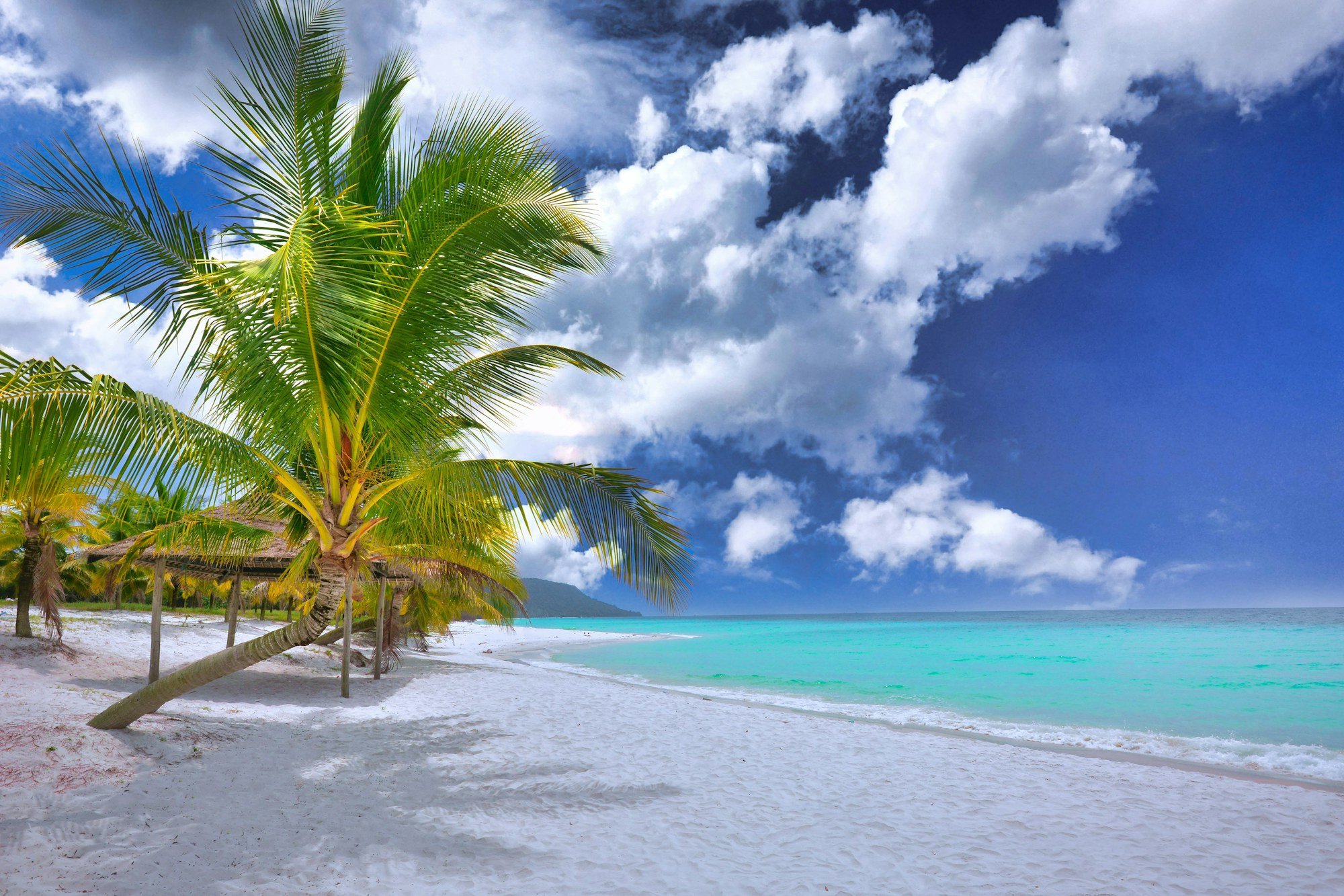 Koh Rong — biała plaża